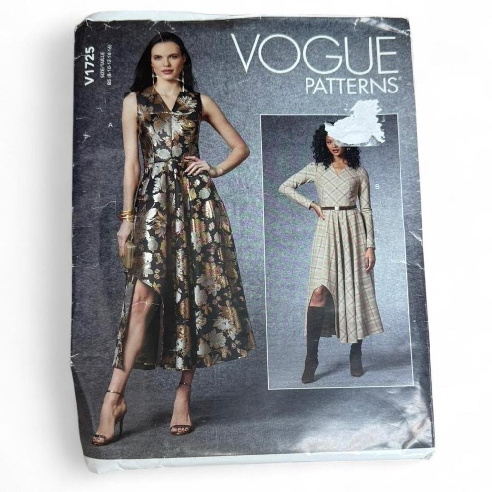 Vogue V1725‎ Misses' Dress Sewing Pattern uncut size B5